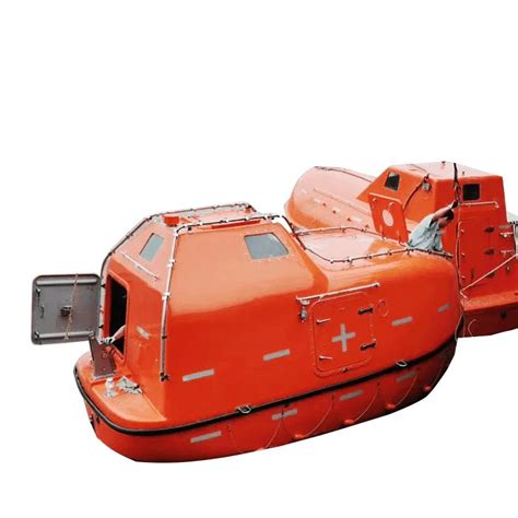 Marine Enclosed Lifeboat And Davit Fireproof Type Boat With Ccs Ec Abs