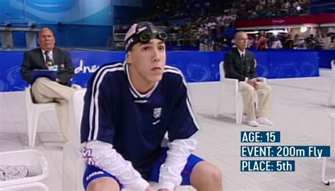 What happened at Michael Phelps' first Olympics final at the 2000 ...