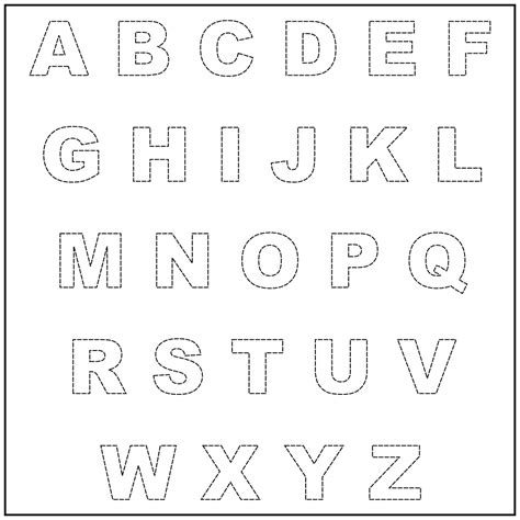 7 Best Images Of Free Traceable Alphabet Letters Printable Free