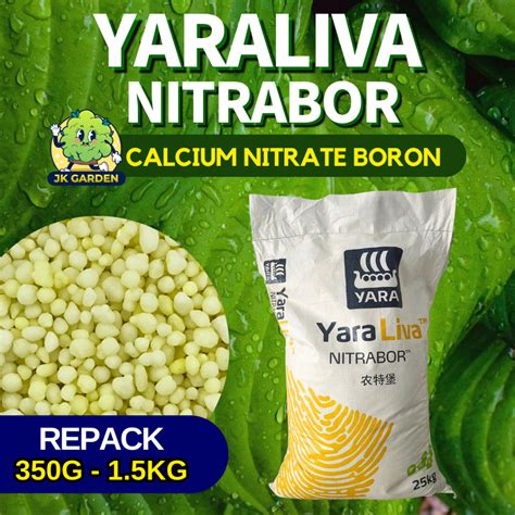 Calcium Nitrate With Boronyaraliva Nitrabor Kalsium Nitrat Dengan