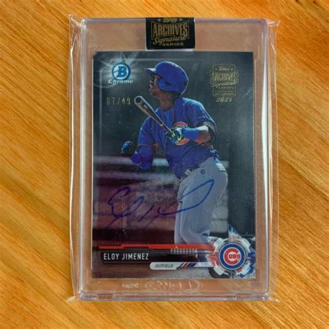 Topps Archives Signature Series Eloy Jimenez Prospect Autograph