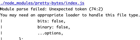 Module Parse Failed Unexpected Token Issue Sindresorhus