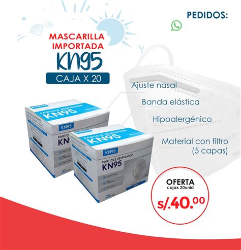 Mascarilla Kn Caja X Unidades Curiplast