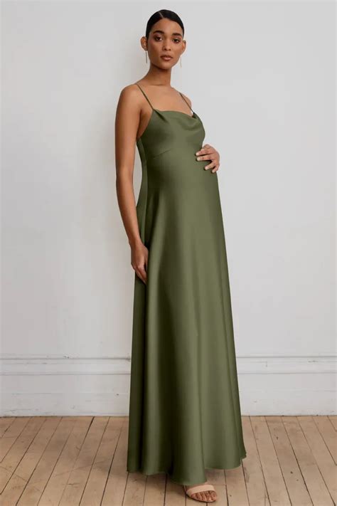 Addison Maternity Bridesmaid Dress By Jenny Yoo Olive Green