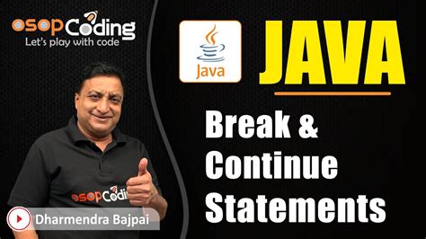 Break Continue Statements In Java Jump Statement Java For