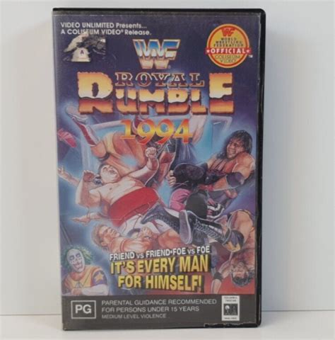 Wwf Wwe Royal Rumble Aus Big Box Retail Vhs Wrestling Tape