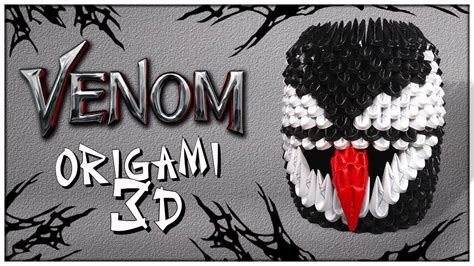 How To Make An Origami Venom Easy Origami Tutorial