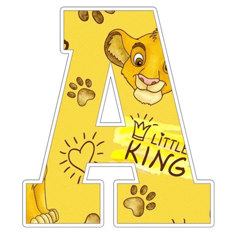 Lion King Alphabet Letters Png Mr Alphabets