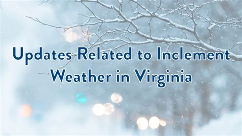 Virginia Inclement Weather | Gastro Health