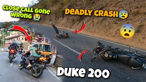 Evening Ride Mai Hua Crash Duke Total Loss Ye Ride Mai Kbhi Nhi