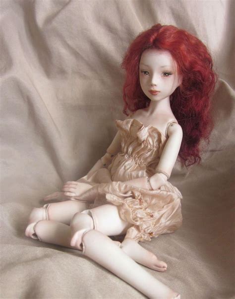 Ball Jointed Art Dolls Ooak Porcelain Ball Jointed Doll Bjd Art Doll By Kelly Salchli Red