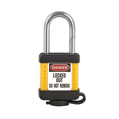 Master Lock Safety Padlock Yellow 410ylw Lockout Tagout Shop