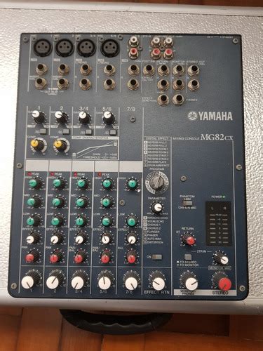 Mesa De Som Yamaha Mg Cx Canais Fonte Parcelamento Sem Juros