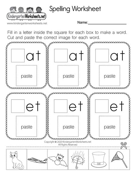 Easy Three Letter Words For Kindergarten