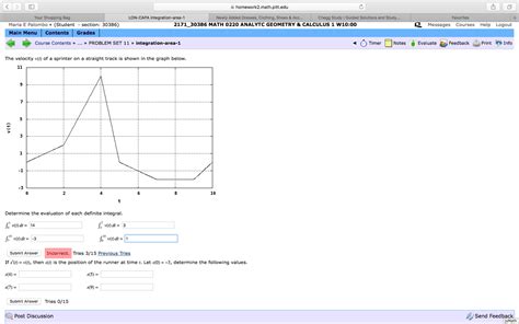 Solved The Velocity V T Of A Sprinter On A Straight Track Chegg