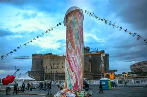 Italy Fascists Whine After Giant Dick Is Erected In The Middle Of