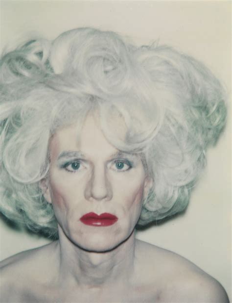 Oh You Pretty Thing Polaroid Portraits Of Andy Warhol In Drag