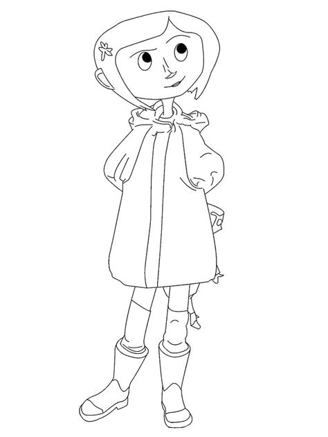 Dibujos De Coraline Para Colorear Para Colorear Pintar E Imprimir