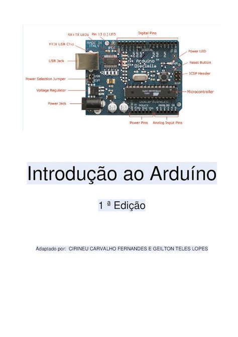 Pdf Introdução Ao Arduino Get Starter Com Arduino Dokumentips