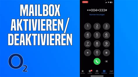 O2 Mailbox Anrufbeantworter Einschalten Ausschalten Tutorial YouTube