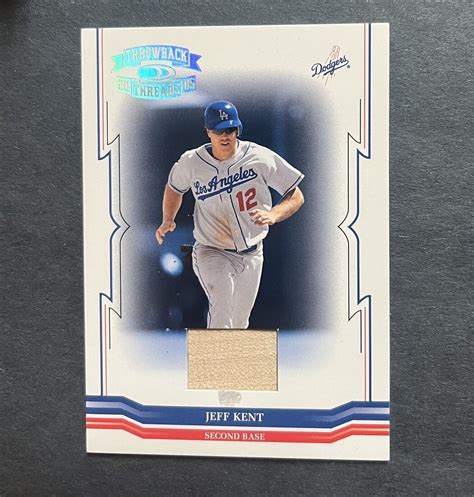 Donruss Throwback Threads Bat Jeff Kent Game Used Ebay