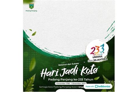 Link Twibbon Hut Polwan Ke Tahun Meriahkan Hari Jadi Dengan