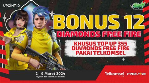 Bonus Diamonds Free Fire Khusus Kamu Yang Top Up Free Fire Pakai