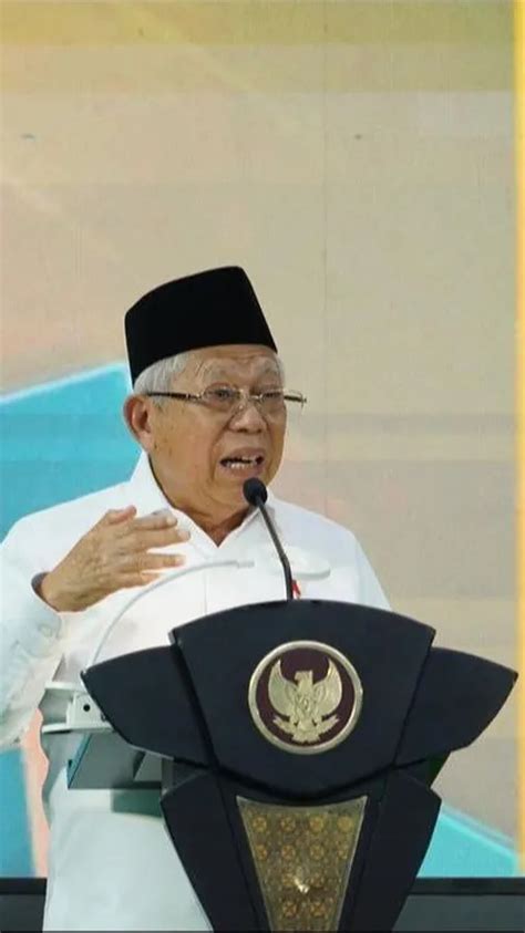 Ma Ruf Amin Berpesan Pada Calon Penggantinya Jangan Jadi Ban Serep