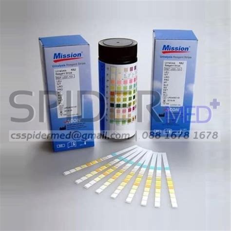 Jual MISSION URINALYSIS REAGENT STRIPS 10 PARAMETER STRIP TES URINE 10