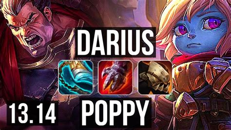 DARIUS Vs POPPY TOP Quadra Legendary 14 3 7 400 Games KR