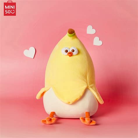 Miniso DunDun Chicken Series Plush Doll Chicken Banana Chicken