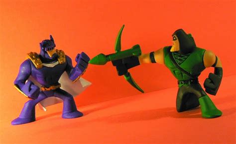 Super Dupertoybox Dc Action League Prometheus Vs Green Arrow