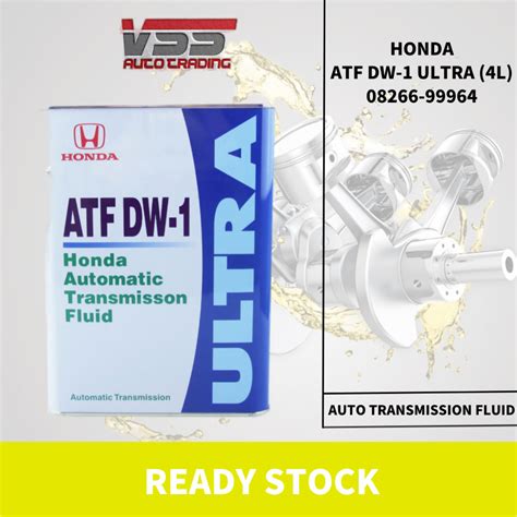 Honda Automatic Transmission Fluid Oil Atf Dw Dw Ultra Made In