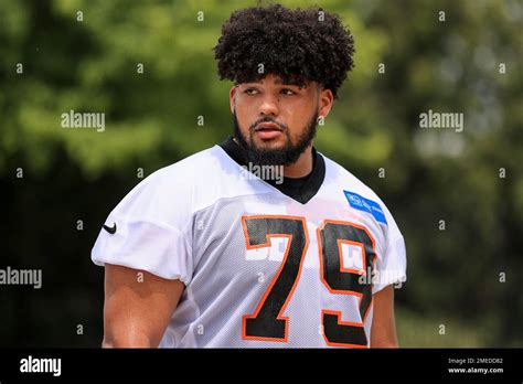 Cincinnati Bengals Jackson Carman During An Nfl Football Camp Practice