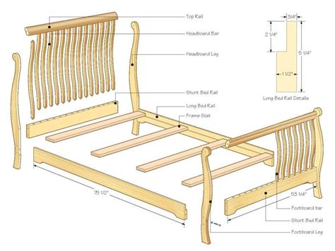 Sleigh Bed In 2020 Sleigh Beds Bed Frame Plans Woodworking Bed