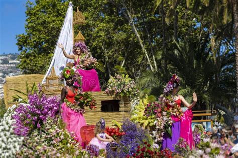 Funchal Madeira May The Famous Flower Festival Festa Da