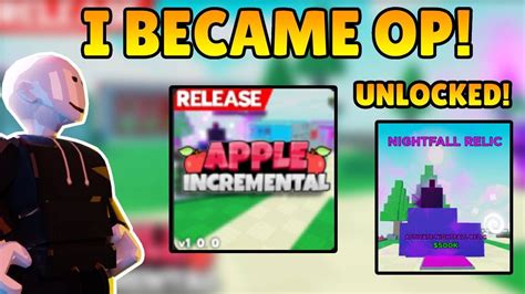 I Became Op In Roblox Apple Incremental 🍎 Youtube