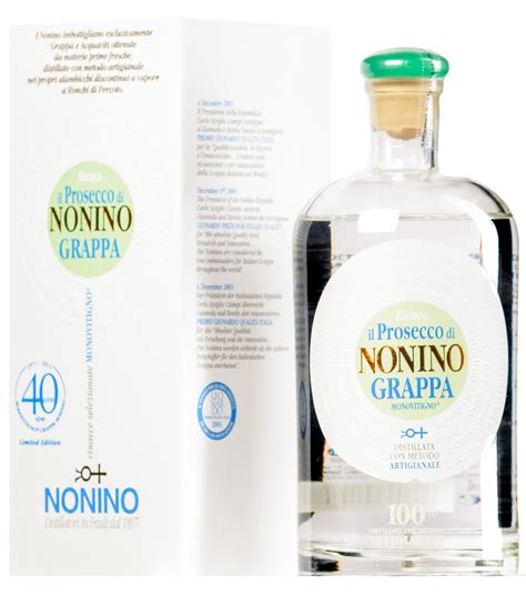 Grappa Il Prosecco Bianco Monovitigno In Gift Box Superiore De