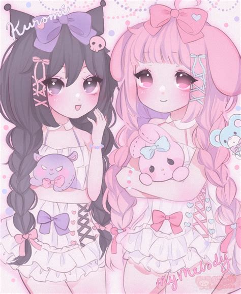 Kuromi X Melody Artofit