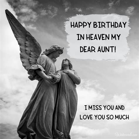 Happy Heavenly Birthday Aunt Images And Bday Cards For Auntie In Heaven