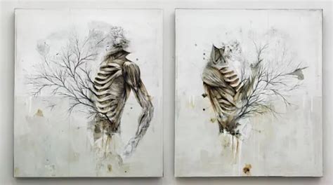 Beautiful drawings that combine the human body with nature