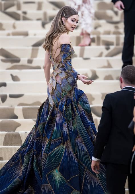 Gigi Hadid In Versace At The 2018 Met Gala Popsugar Fashion Photo 8