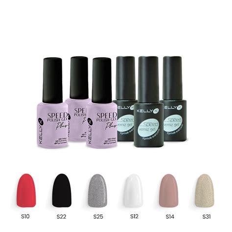 Kelly K Verniz Gel Speed E Gel Plus Kit Best Sellers Verniz Gel