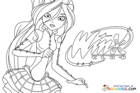 Desenhos Do Winx Club Para Colorir