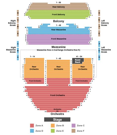 La Mirada Theater Seating Chart | Elcho Table