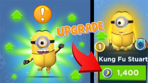 Minion Rush Kung Fu Stuart Minion Upgrade Level Up Costume Gameplay