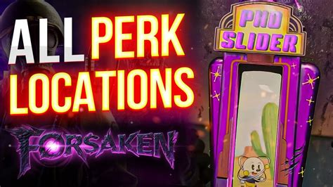 Forsaken All Perk Locations Der Wunderfizz Machine Cold War Zombies Youtube