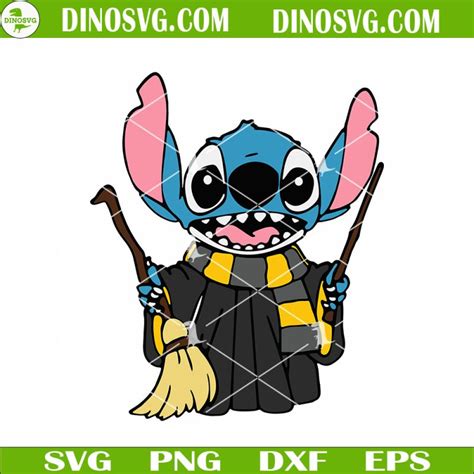 Stitch Harry Potter Svg Wizard Svg Png Dxf Eps For Cricut Dinosvg