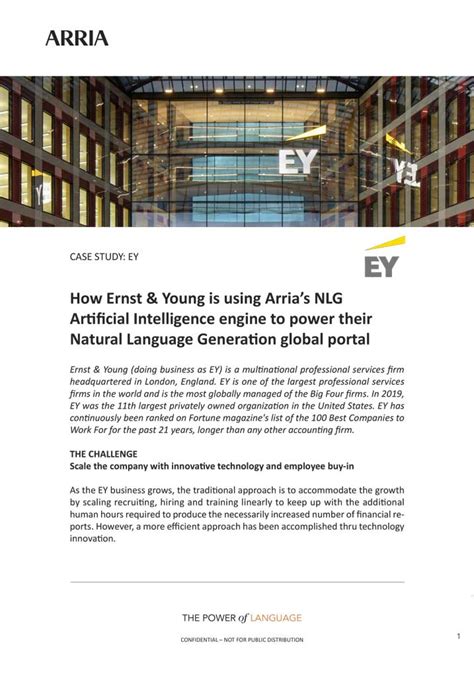 Ey Ernst And Young Arria Nlg