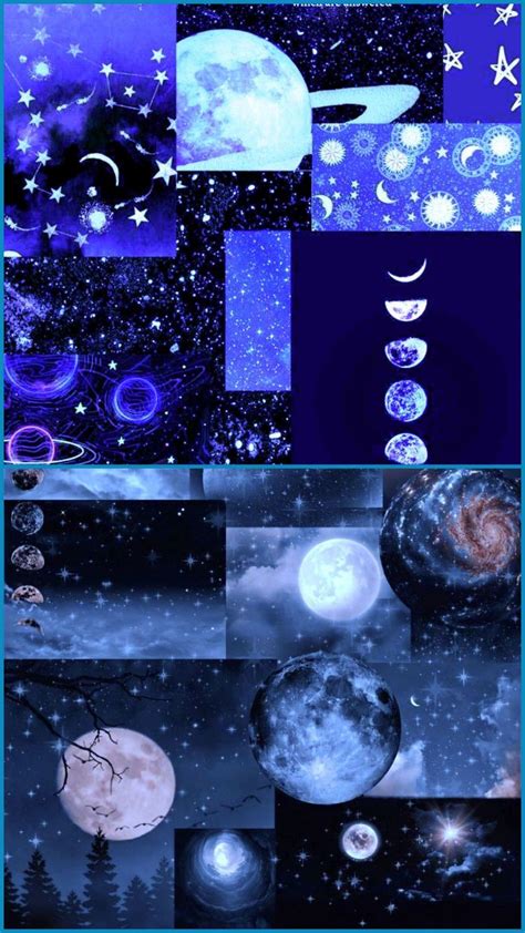 Moon And Stars Wallpaper Star Wallpaper Anime Wallpaper Live Kawaii